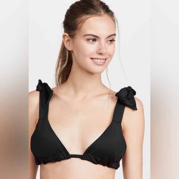 Palmacea Swimwear Other - Palmacea ladies designer black “Arcilla” Bikini Top NWT!